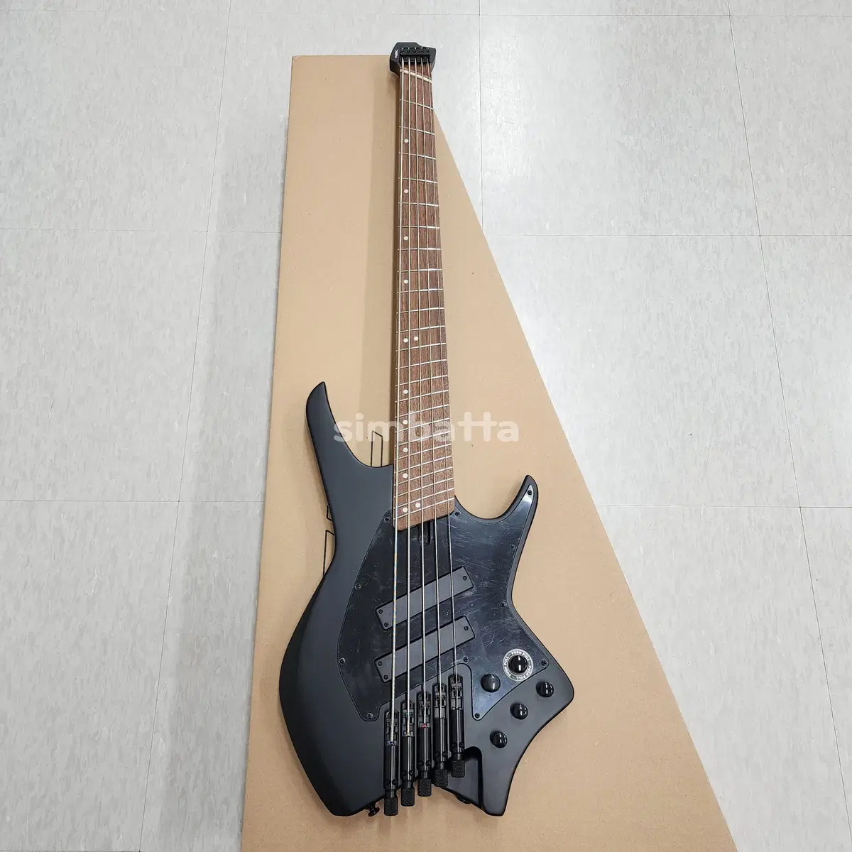 ヘックスヘッドレス 5弦ベースギターNB505ブラック